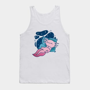 Sleeping Axolotl Tank Top